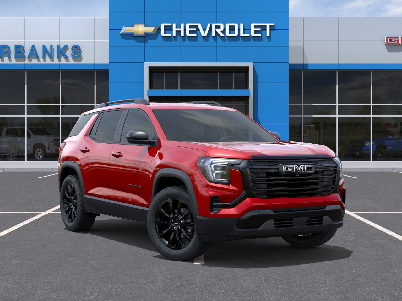 New 2027 Volcanic Red Tintcoat GMC AWD Elevation image 7