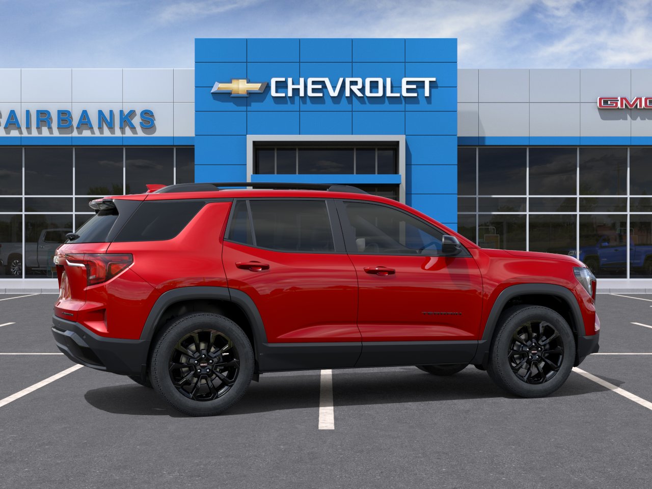 New 2027 Volcanic Red Tintcoat GMC AWD Elevation image 5