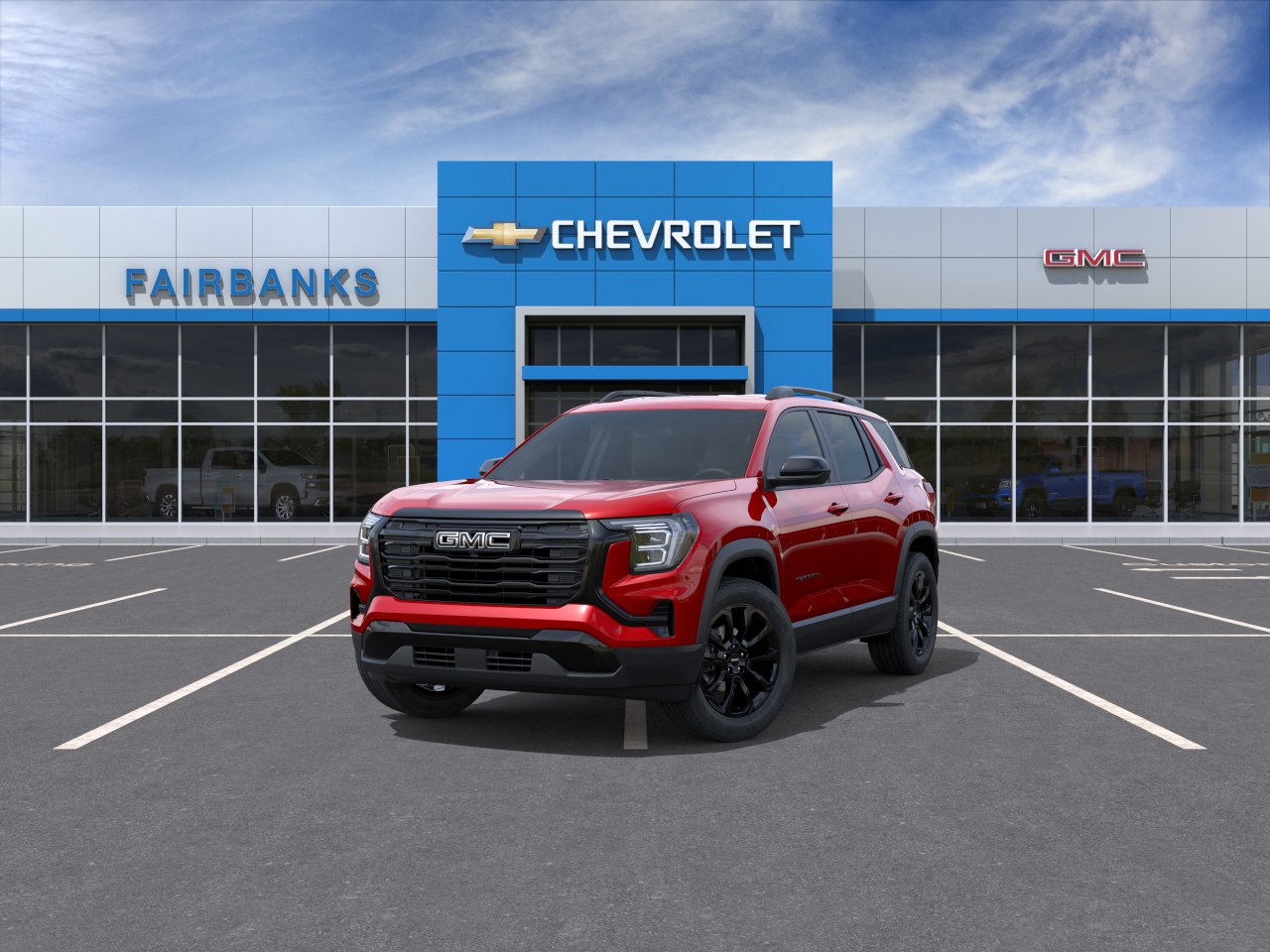 New 2027 Volcanic Red Tintcoat GMC AWD Elevation image 8