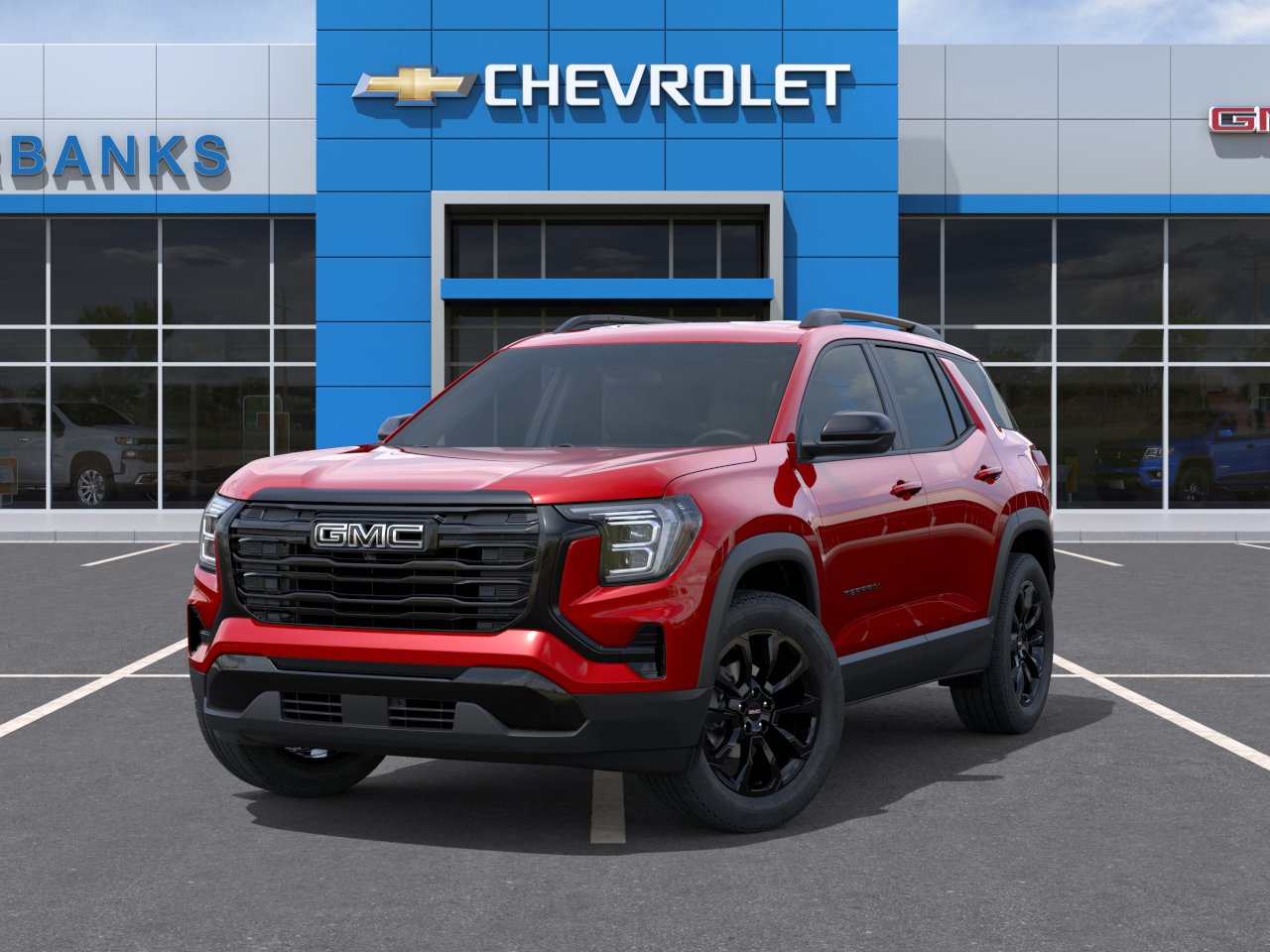 New 2027 Volcanic Red Tintcoat GMC AWD Elevation image 6