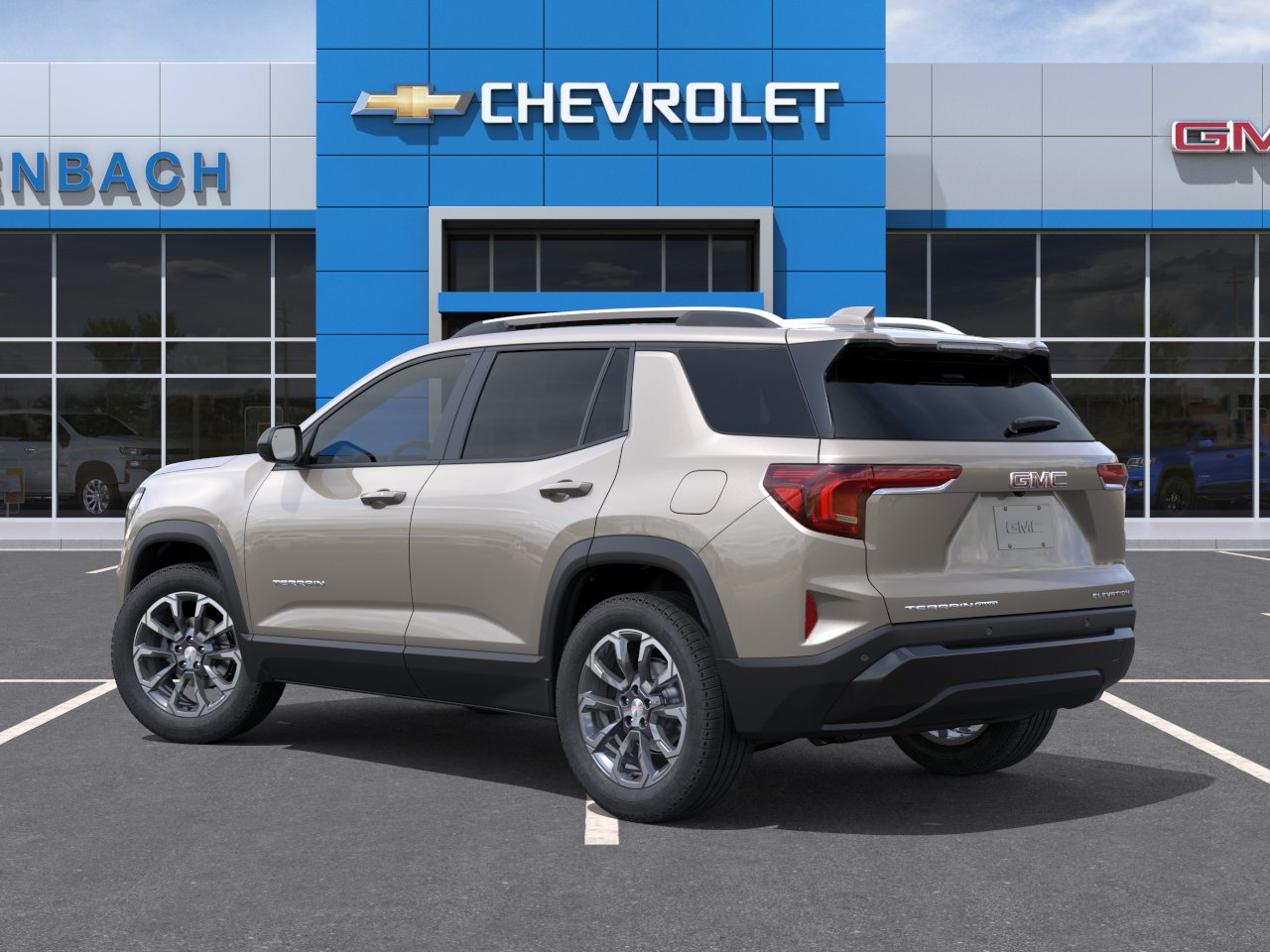 New 2027 Riverstone Metallic GMC Elevation image 3