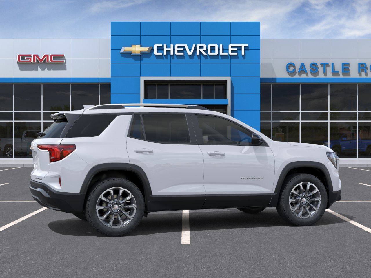 New 2027 Summit White GMC AWD Elevation image 5