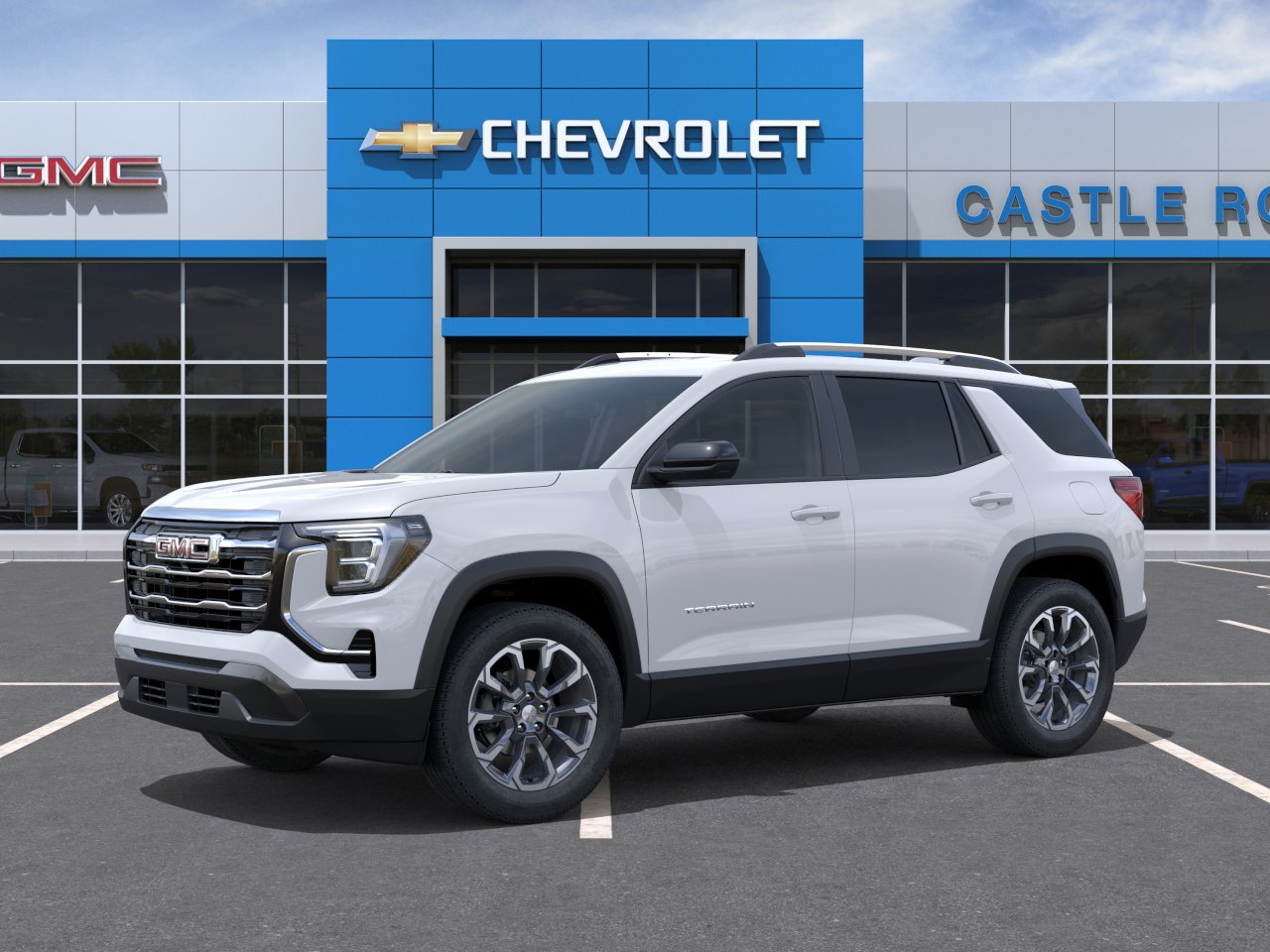 New 2027 Summit White GMC AWD Elevation image 2