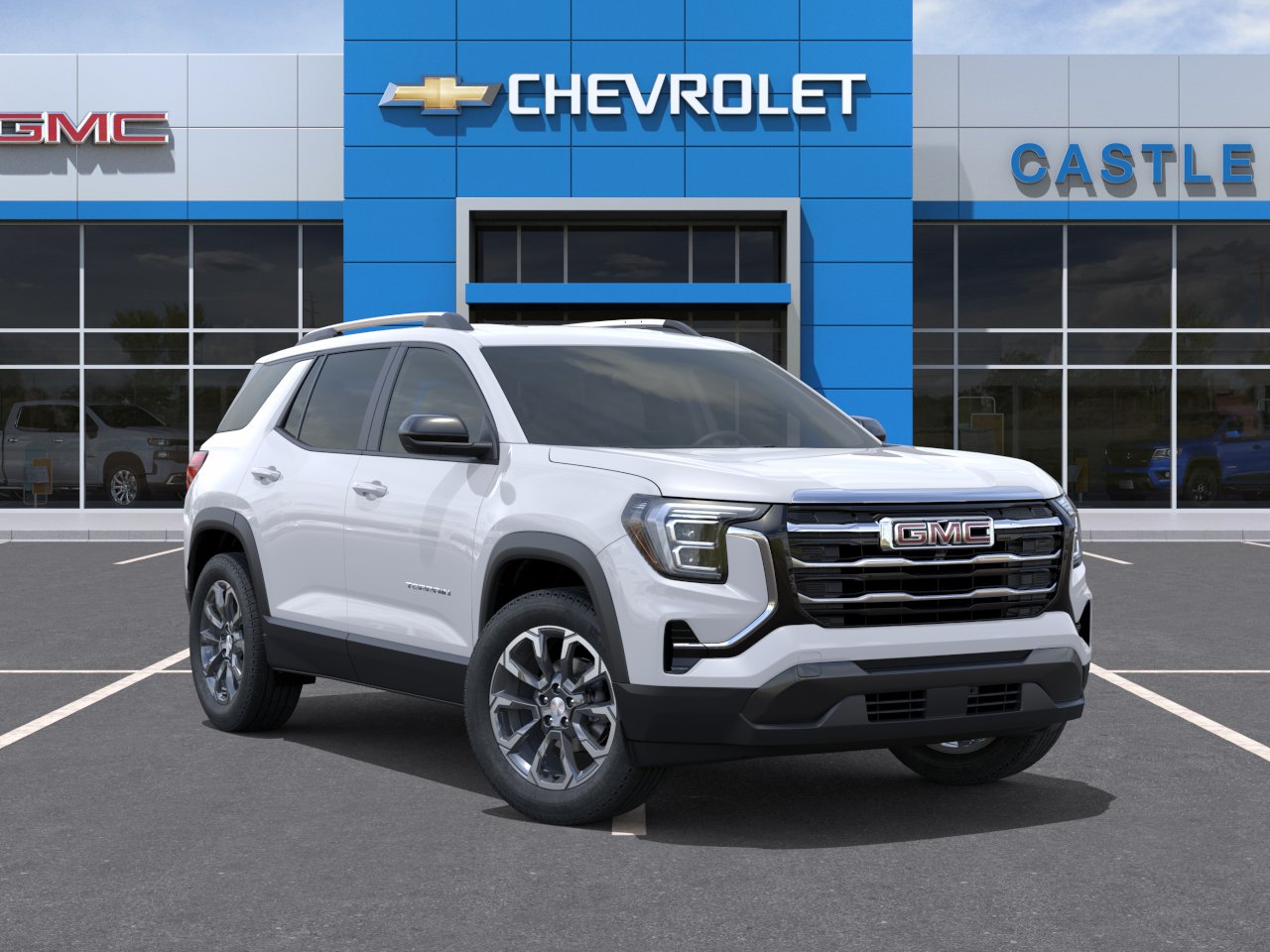 New 2027 Summit White GMC AWD Elevation image 7