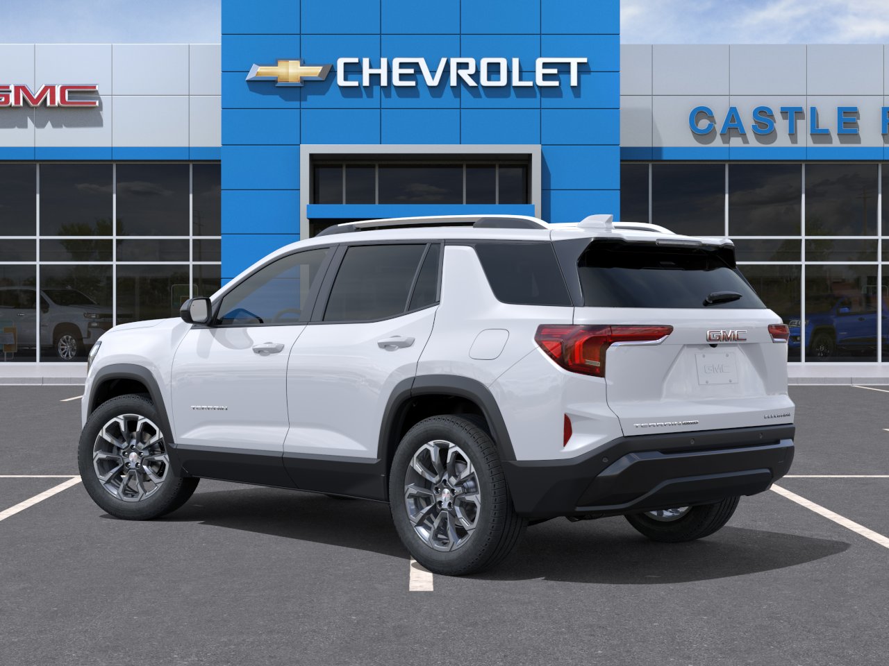 New 2027 Summit White GMC AWD Elevation image 3
