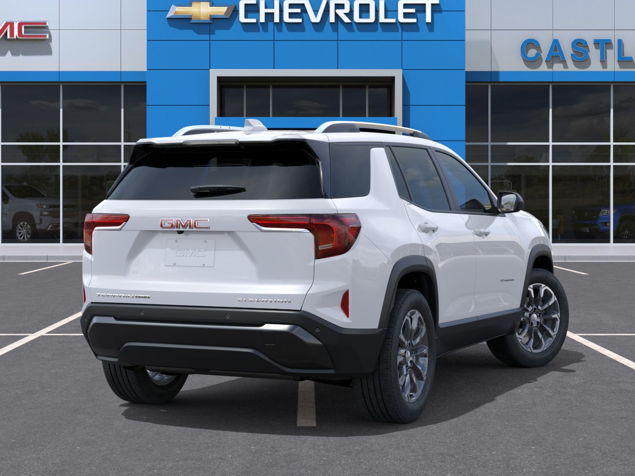 New 2027 Summit White GMC AWD Elevation image 4