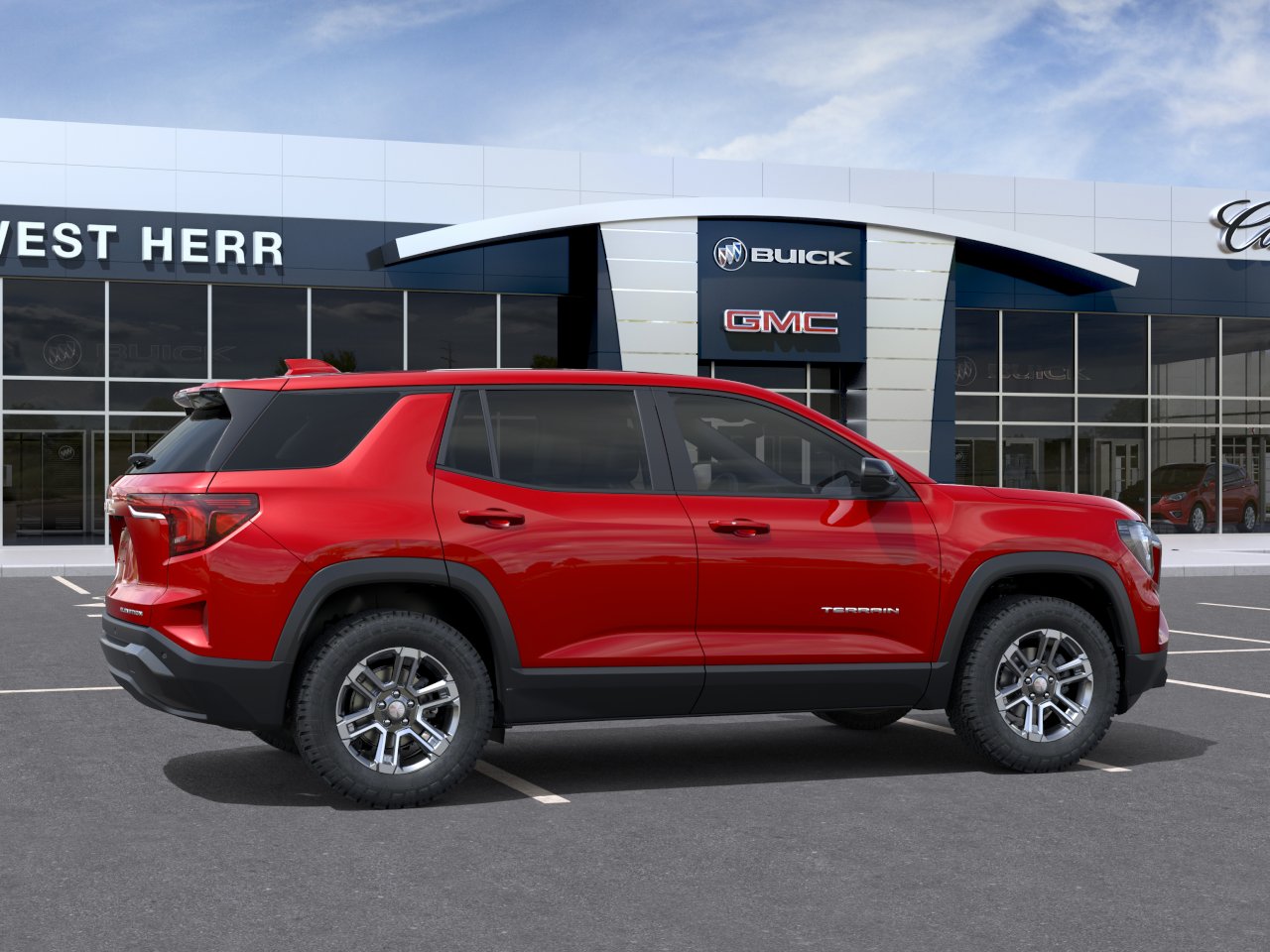New 2027 Volcanic Red Tintcoat GMC Elevation image 5