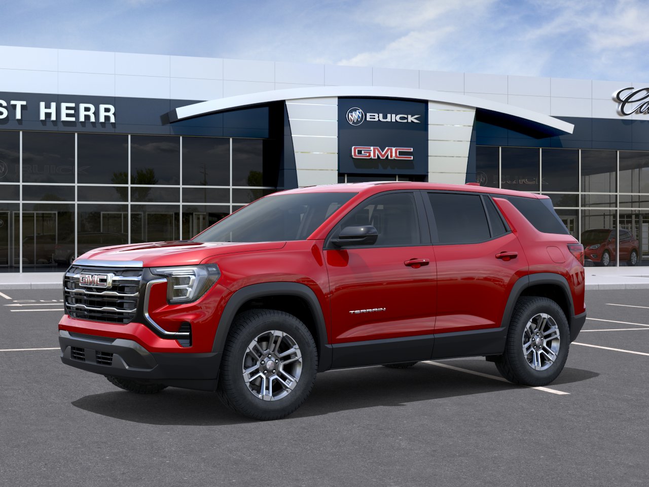 New 2027 Volcanic Red Tintcoat GMC Elevation image 2