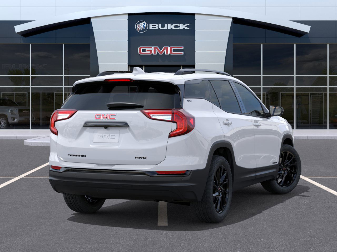 New 2024 Summit White GMC SLT image 4