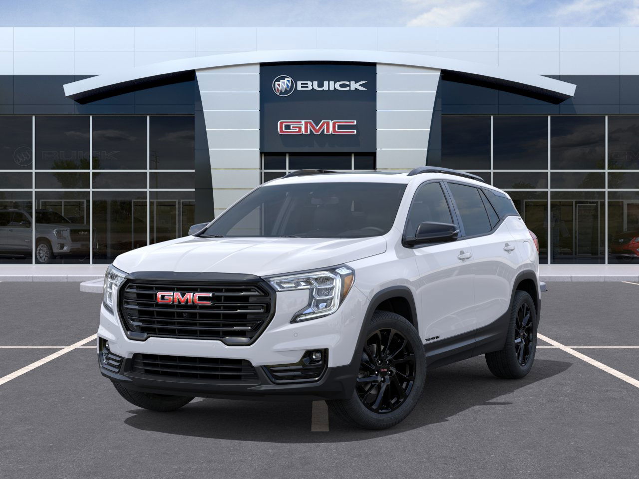 New 2024 Summit White GMC SLT image 6