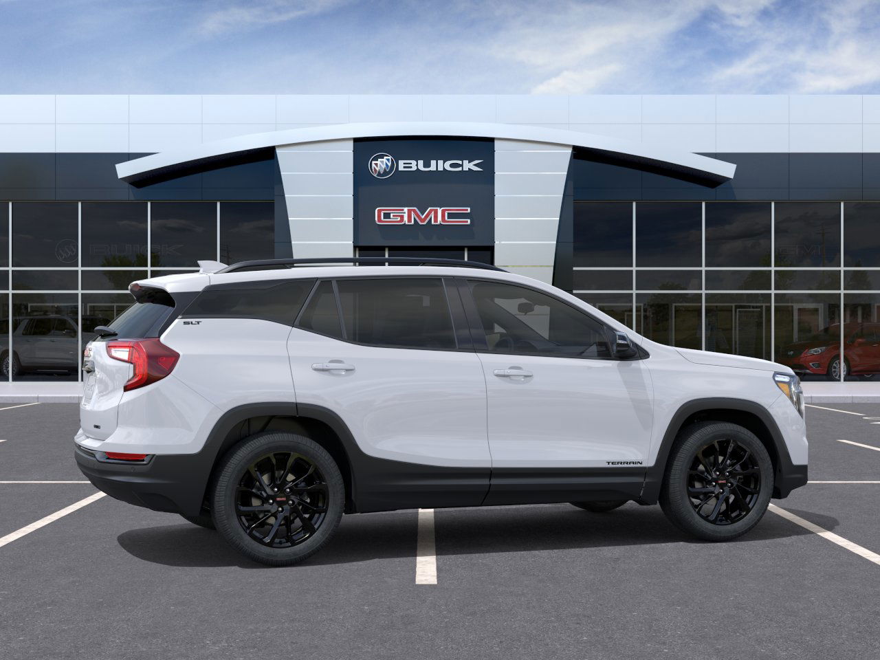 New 2024 Summit White GMC SLT image 5