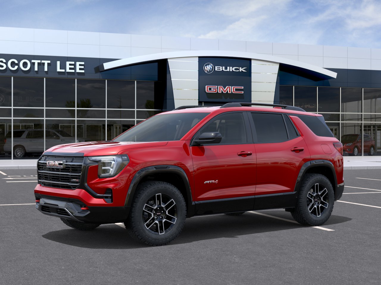 New 2027 Volcanic Red Tintcoat GMC AWD AT4 image 2