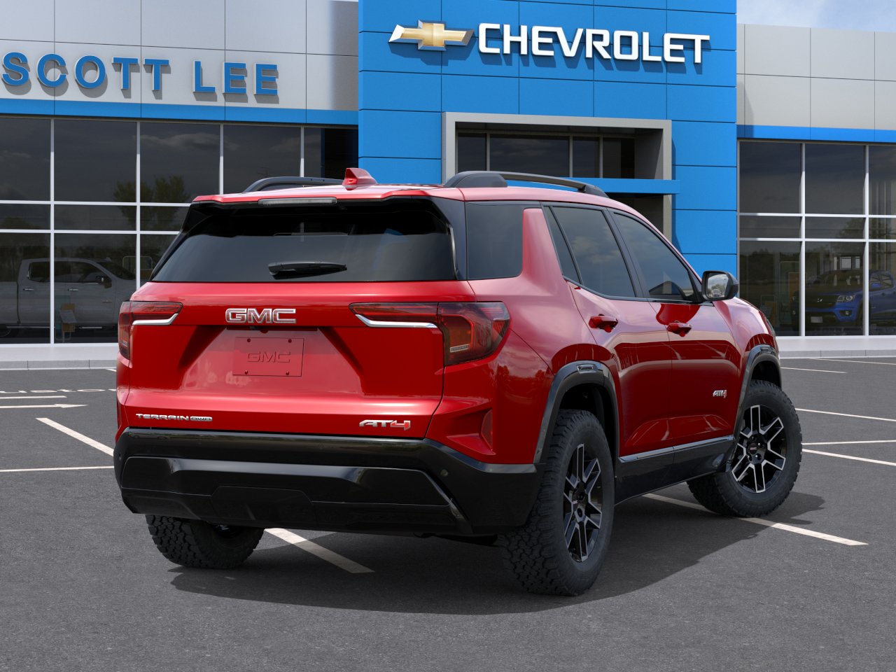 New 2027 Volcanic Red Tintcoat GMC AT4 image 4