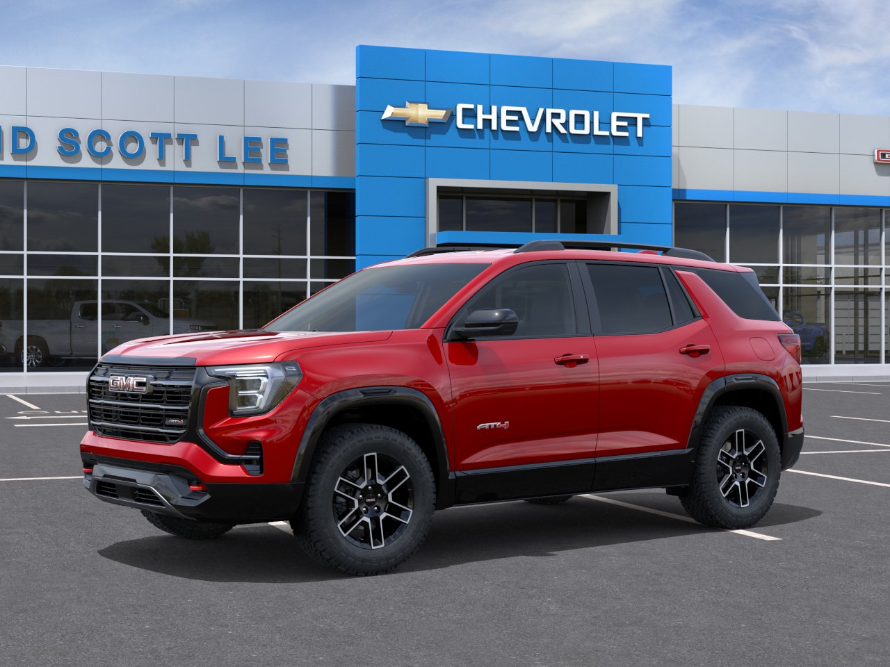 New 2027 Volcanic Red Tintcoat GMC AT4 image 2