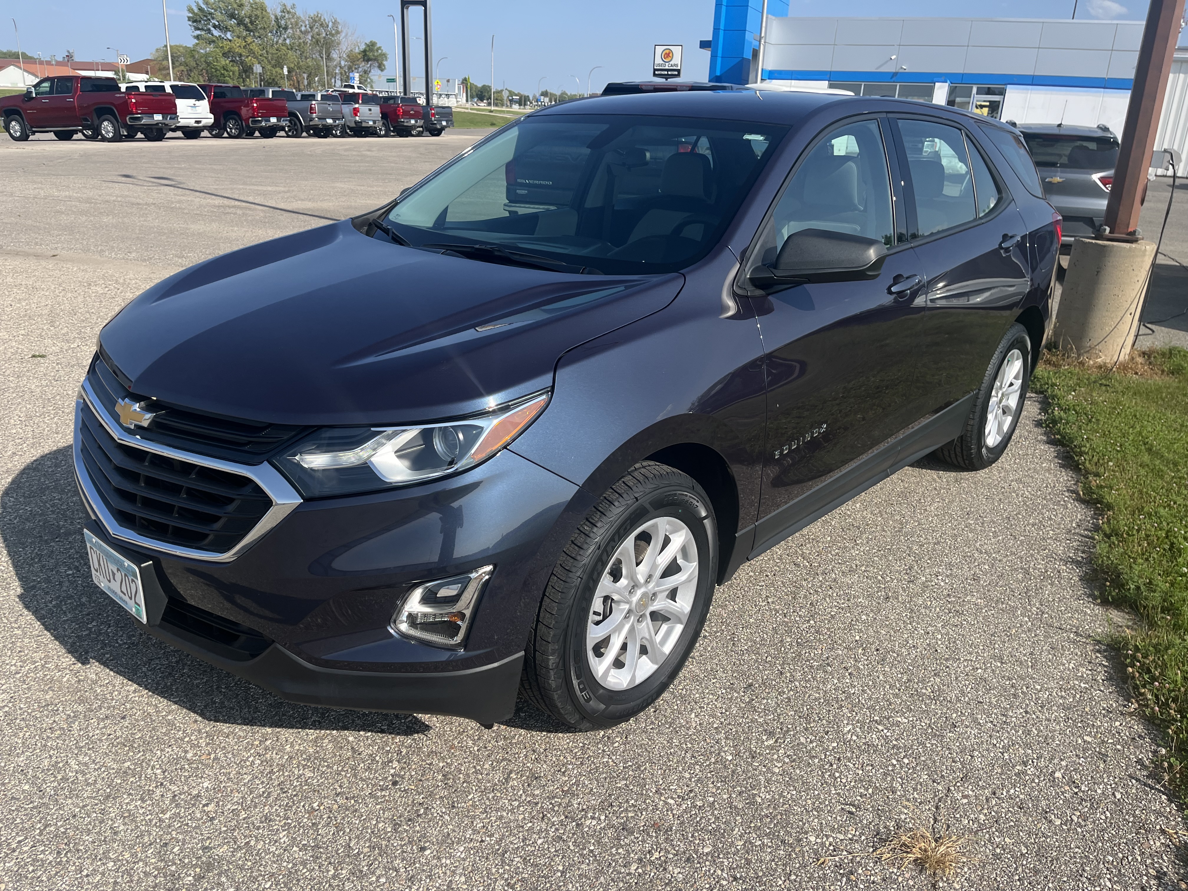 Used 2019 Chevrolet Equinox LS with VIN 3GNAXHEV7KL224771 for sale in Thief River Falls, MN