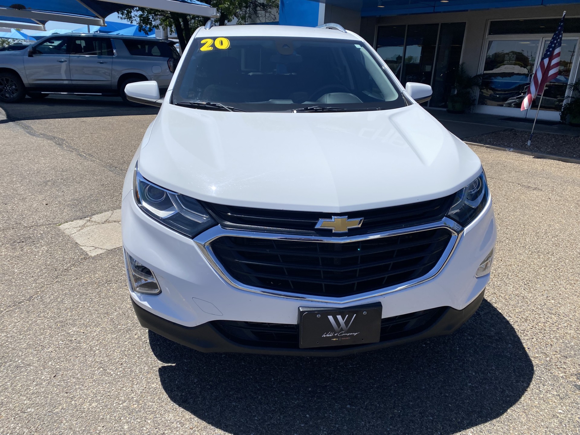 Used 2020 Chevrolet Equinox LT with VIN 3GNAXLEXXLS547367 for sale in Borger, TX
