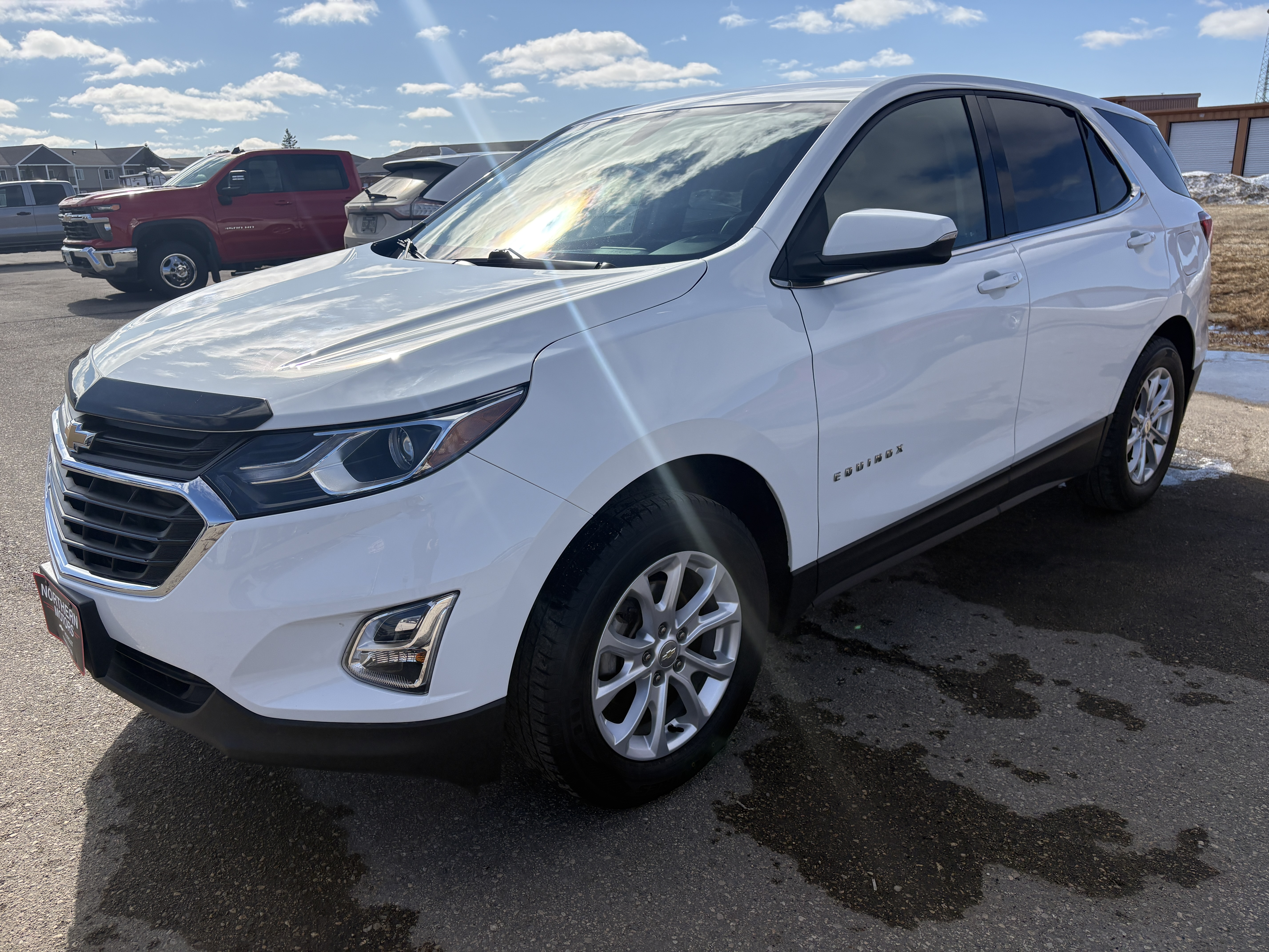 Used 2018 Chevrolet Equinox LT with VIN 3GNAXSEV3JS637157 for sale in Thief River Falls, Minnesota