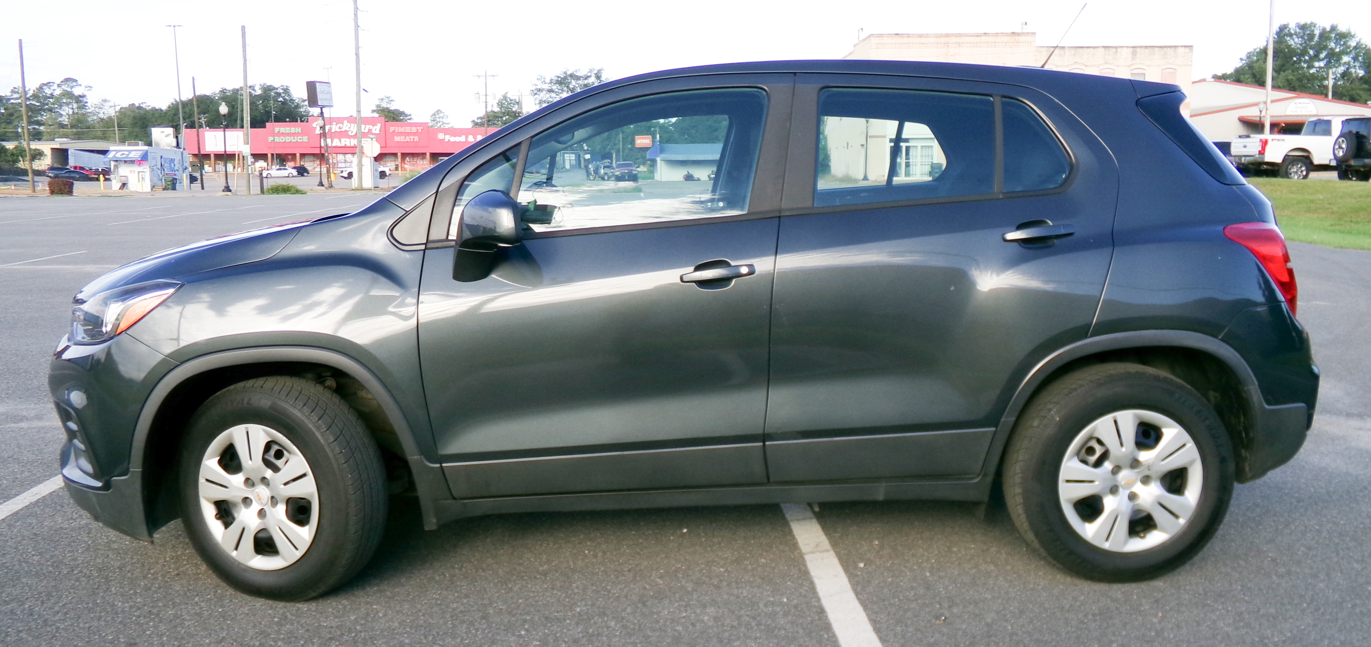 Used 2019 NIGHTFALL GRAY METALLIC Chevrolet LS image 2
