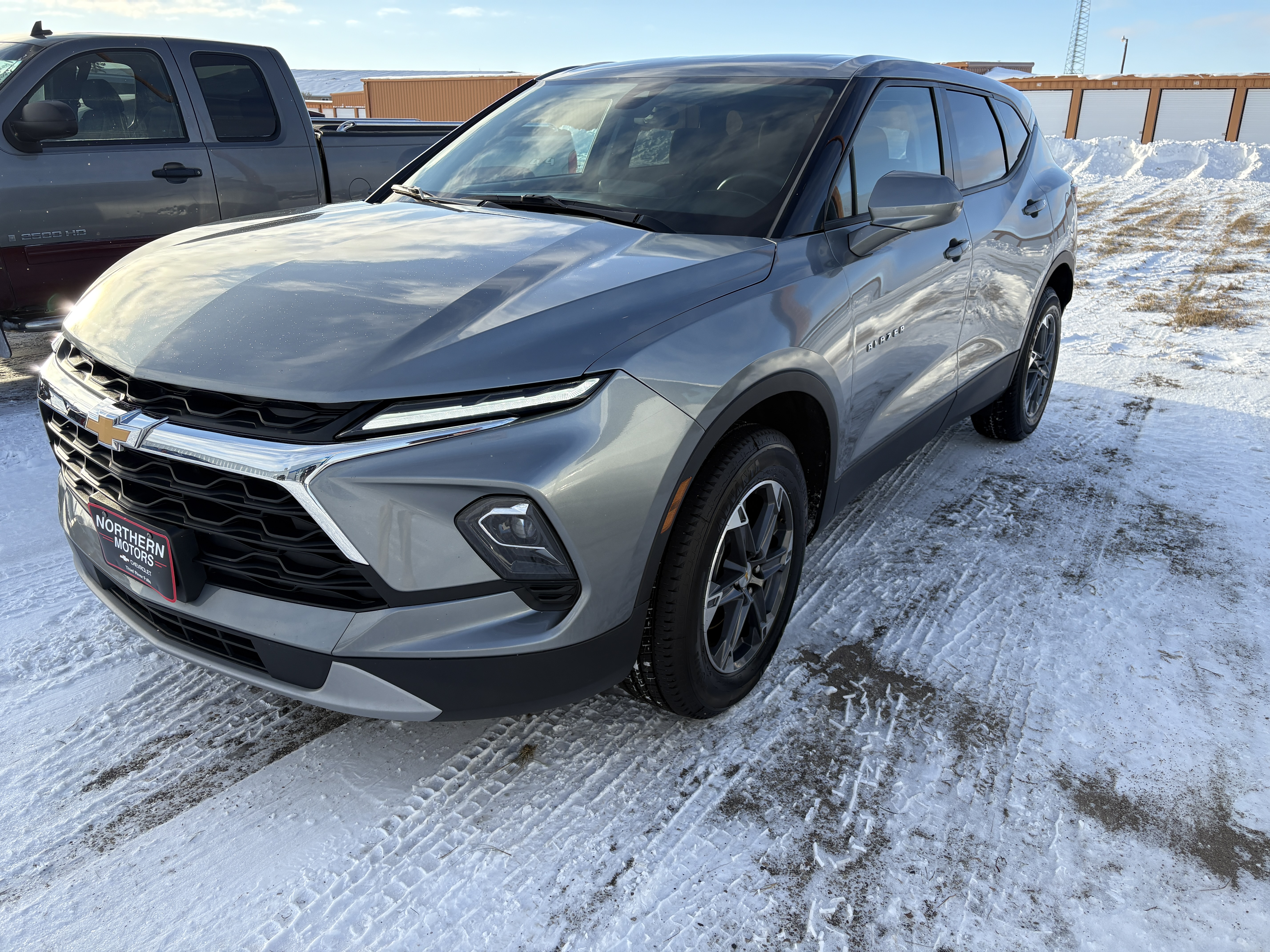 Used 2025 Chevrolet Blazer 2LT with VIN 3GNKBHR4XSS129101 for sale in Thief River Falls, Minnesota