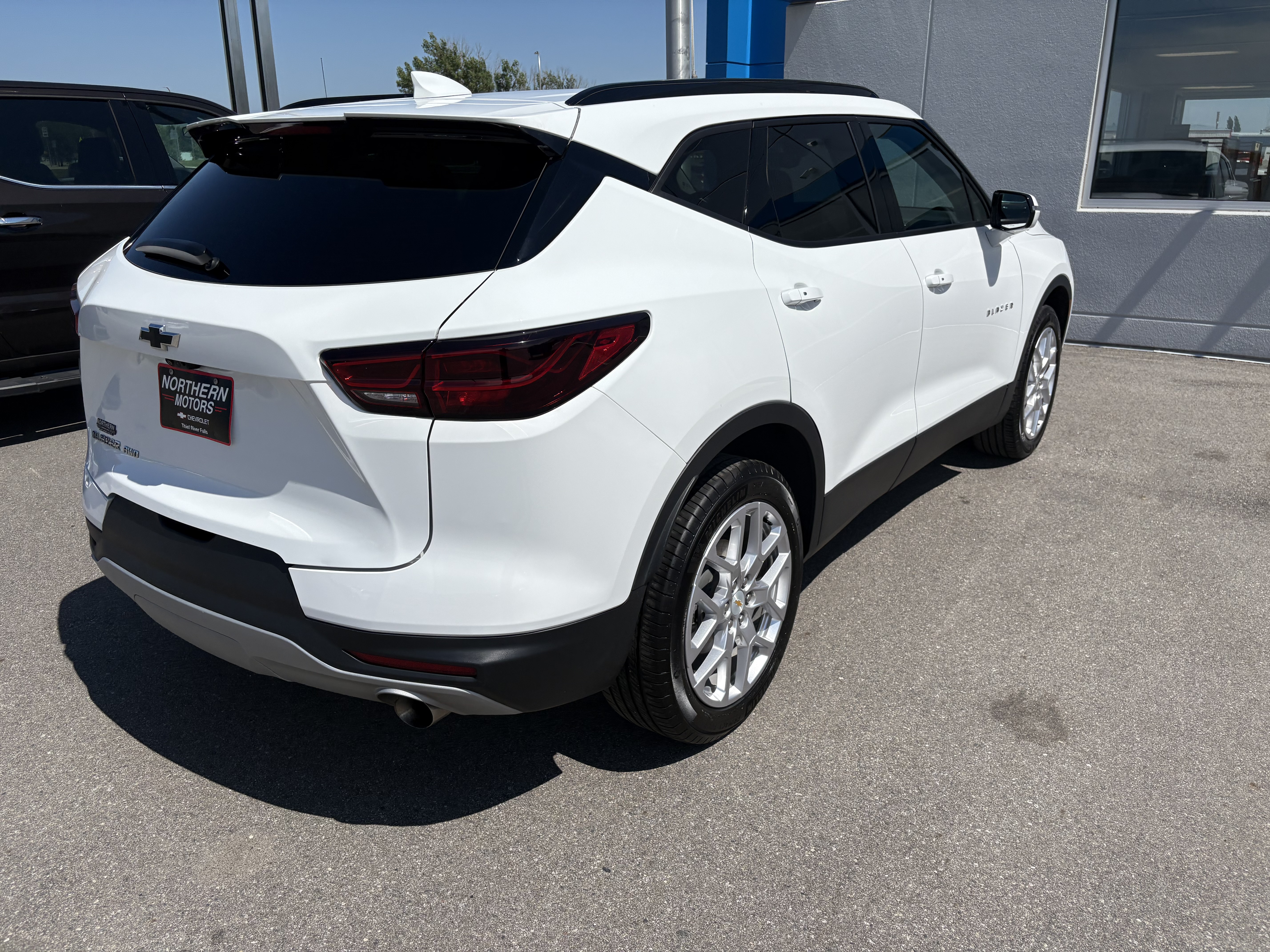 Used 2023 Chevrolet Blazer 3LT with VIN 3GNKBJR49PS223386 for sale in Thief River Falls, Minnesota