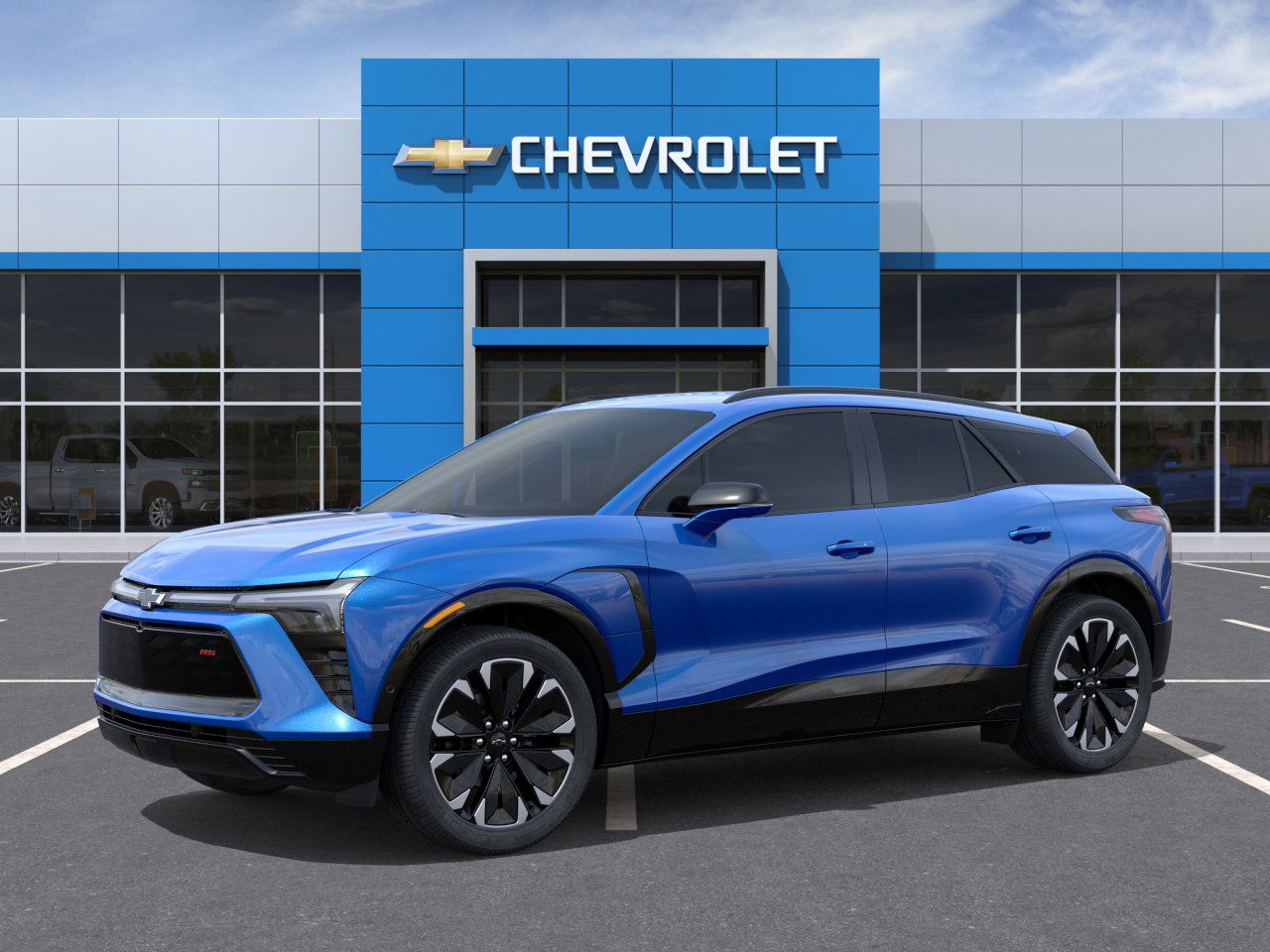 New 2025 Riptide Blue Metallic Chevrolet RS image 2