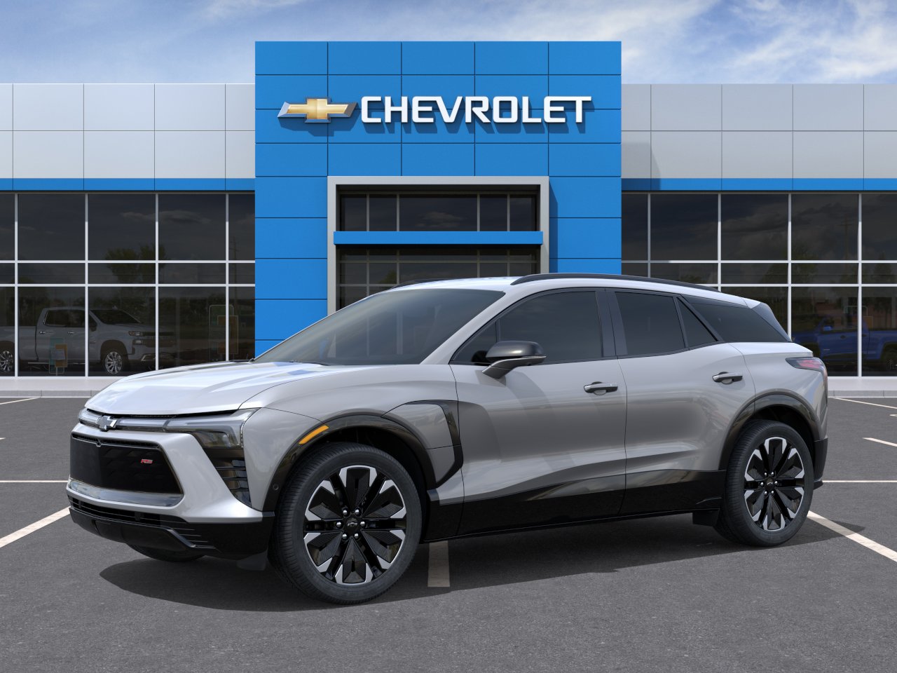 Used 2024 Sterling Gray Metallic Chevrolet RS image 2