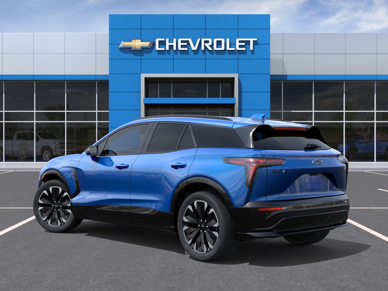 Used 2024 Riptide Blue Metallic Chevrolet RS image 3