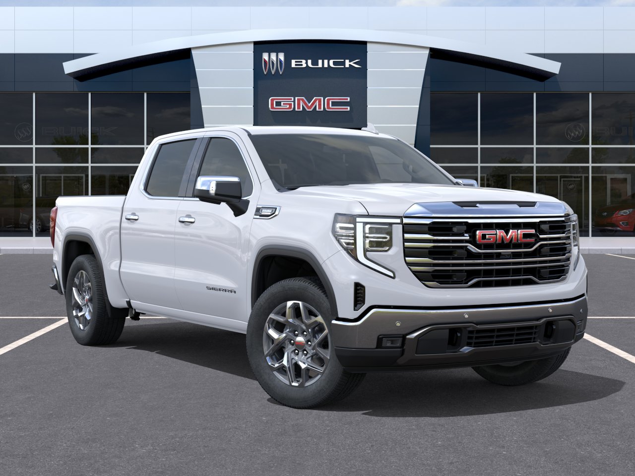 New 2026 Summit White GMC SLT image 32