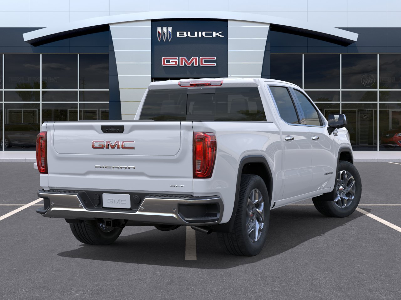 New 2026 Glacier White Tricoat GMC SLT image 28