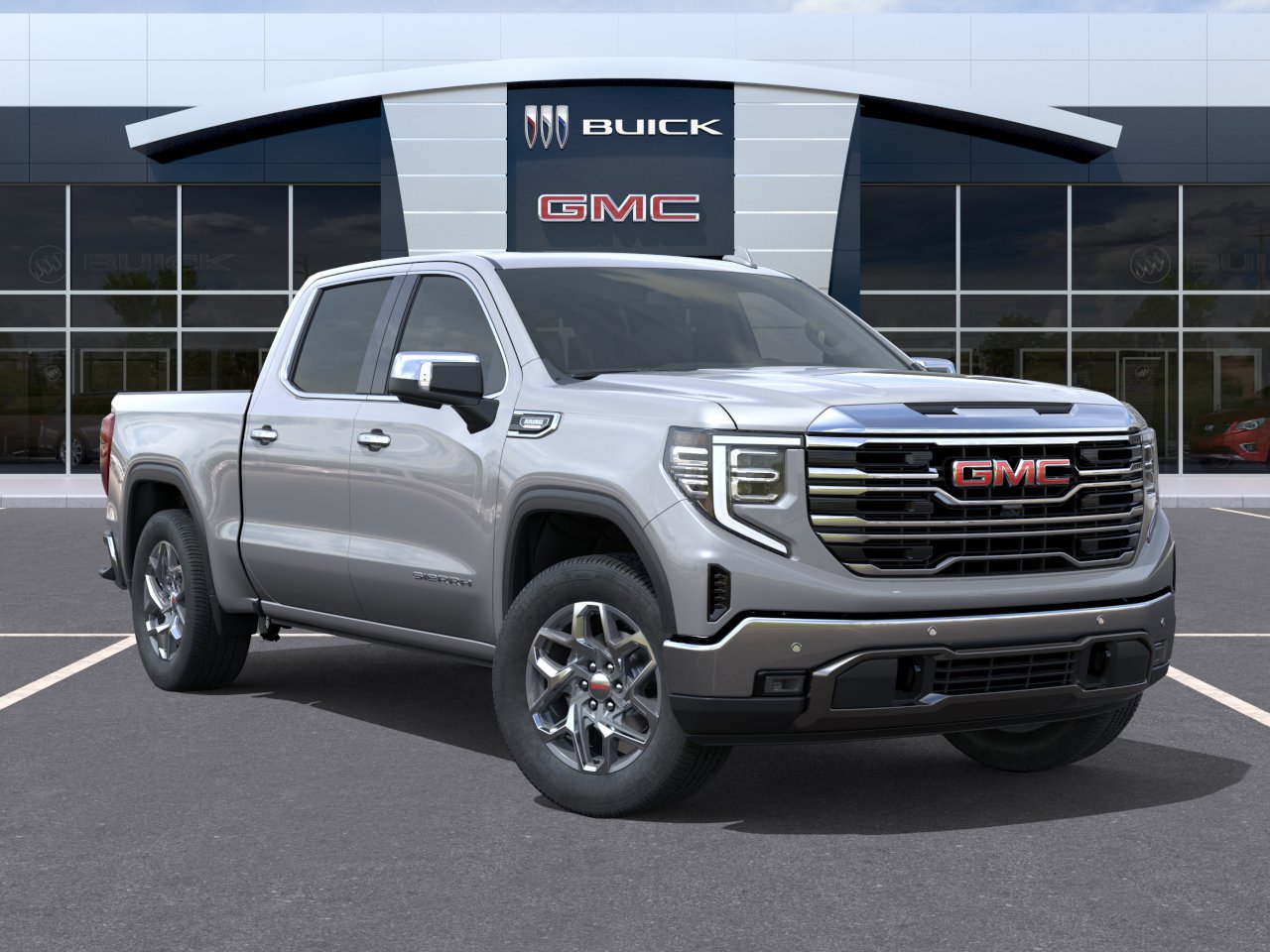 New 2026 Sterling Metallic GMC SLT image 32