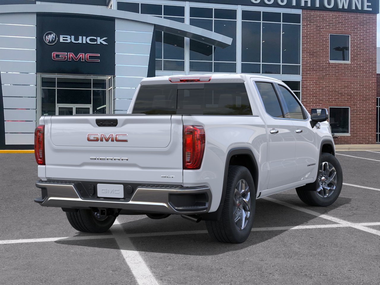 New 2026 Glacier White Tricoat GMC SLT image 28