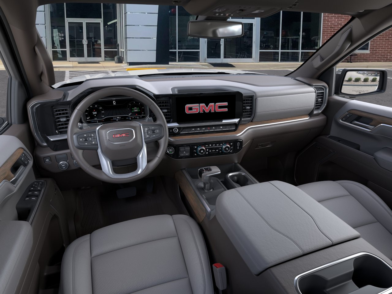 New 2026 Glacier White Tricoat GMC SLT image 39