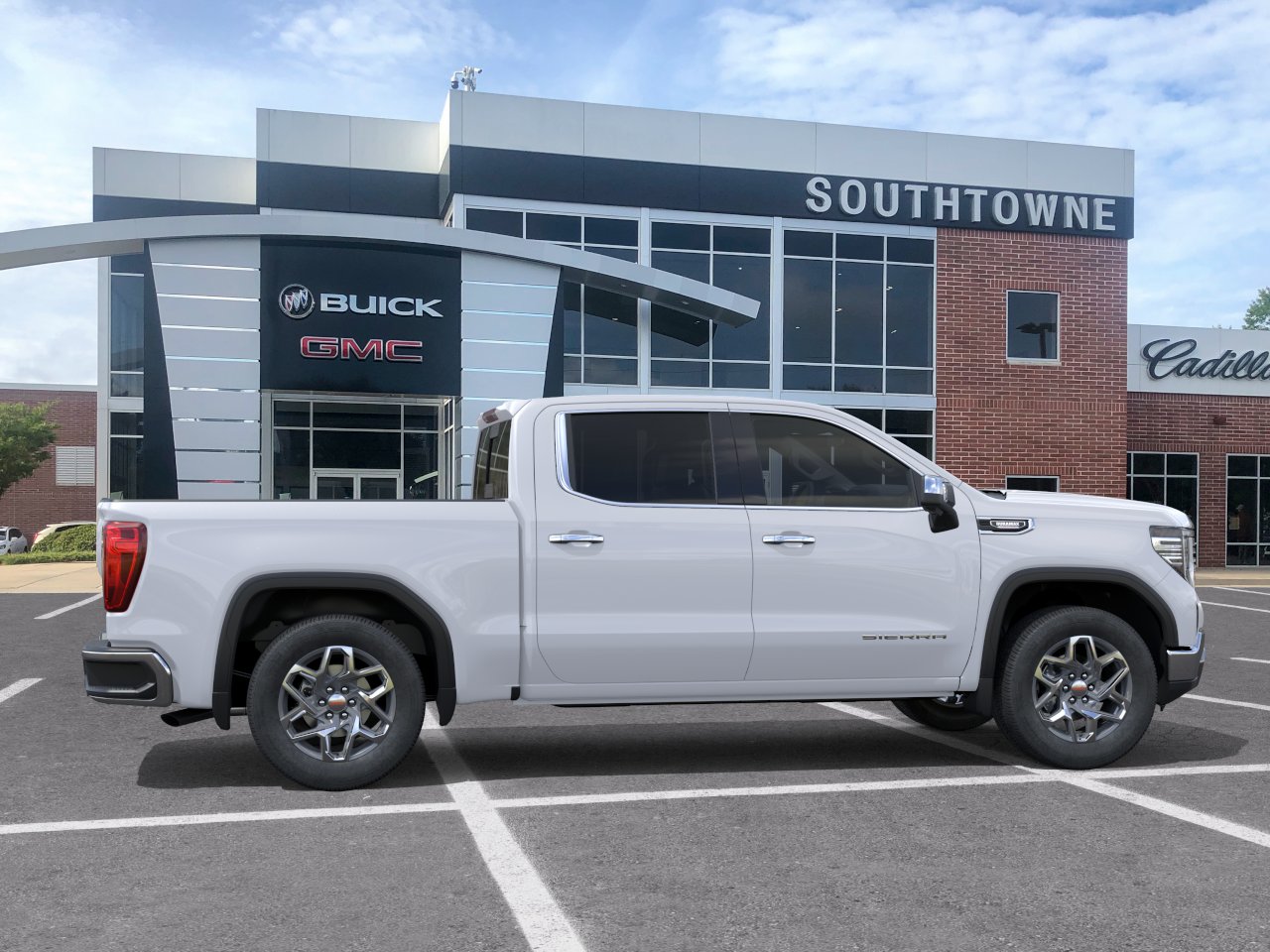 New 2026 Glacier White Tricoat GMC SLT image 29