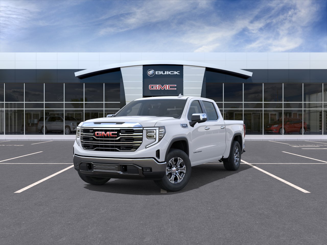 New 2026 Summit White GMC SLT image 8