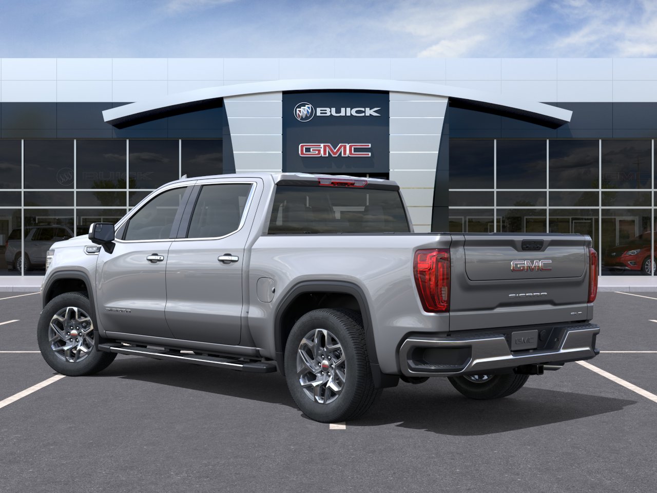 New 2026 Sterling Metallic GMC SLT image 3