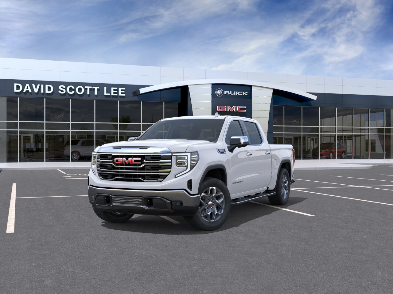 New 2026 Summit White GMC SLT image 8