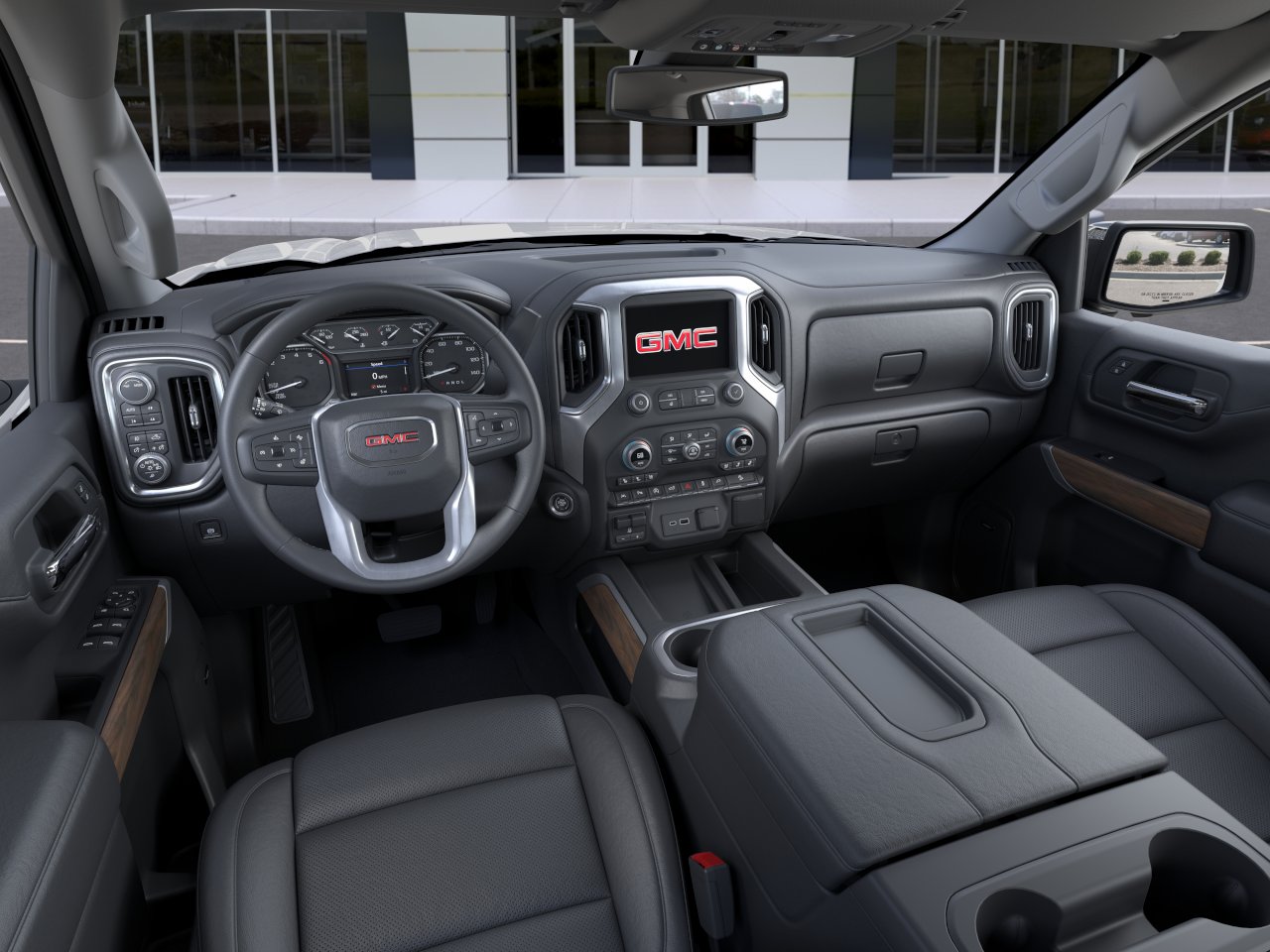 Used 2021 SUMMIT WHITE GMC SLT image 44