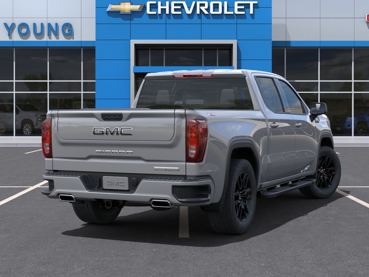 New 2024 GMC Sierra 1500 Elevation Crew Cab Thunderstorm Gray in