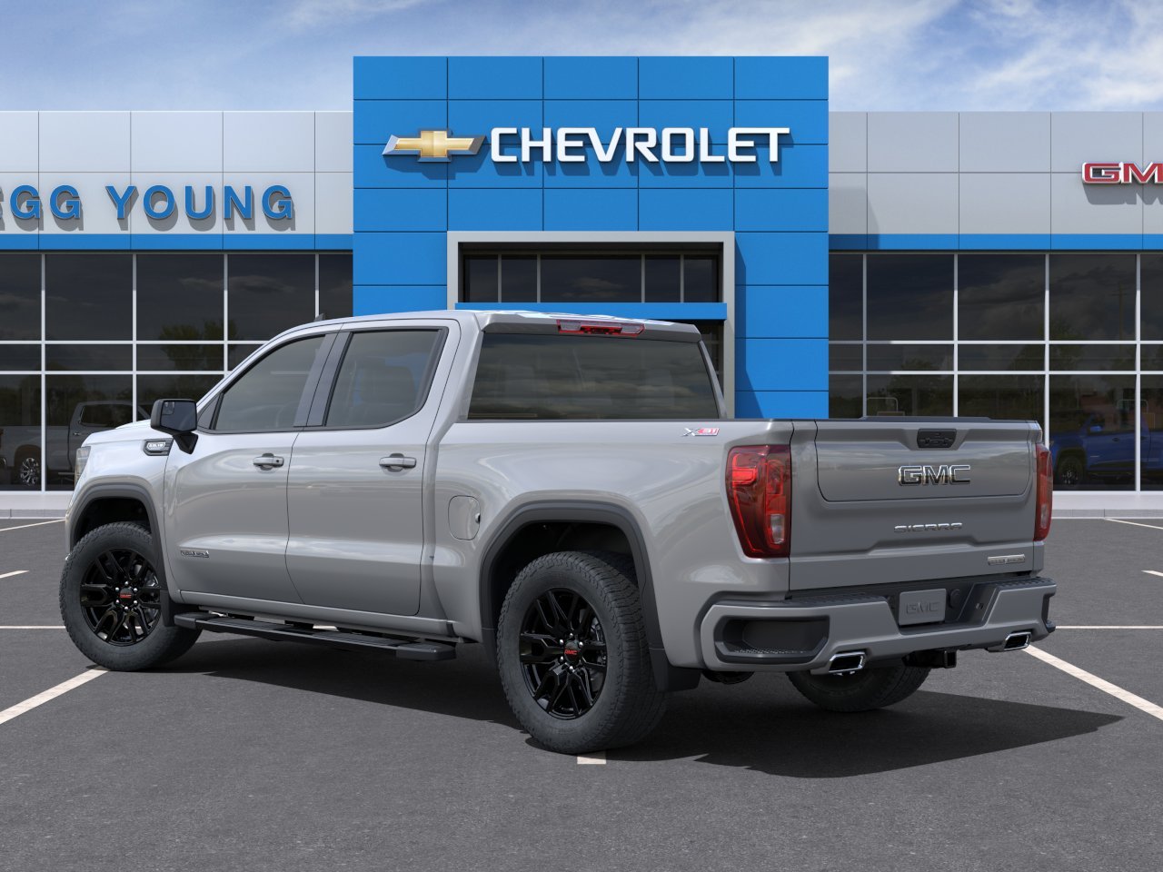 New 2024 GMC Sierra 1500 Elevation Crew Cab Thunderstorm Gray in