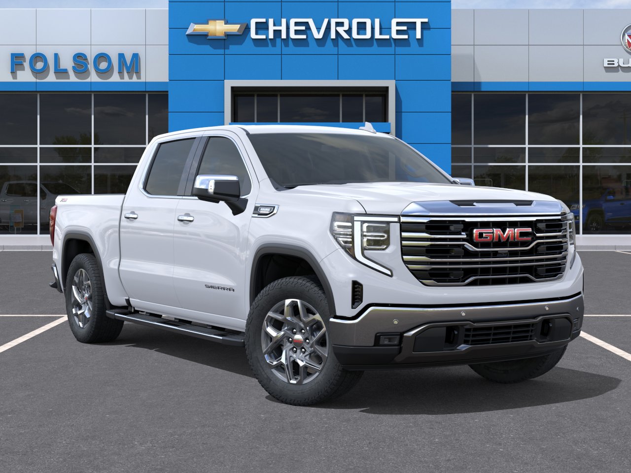 New 2026 Glacier White Tricoat GMC SLT image 22