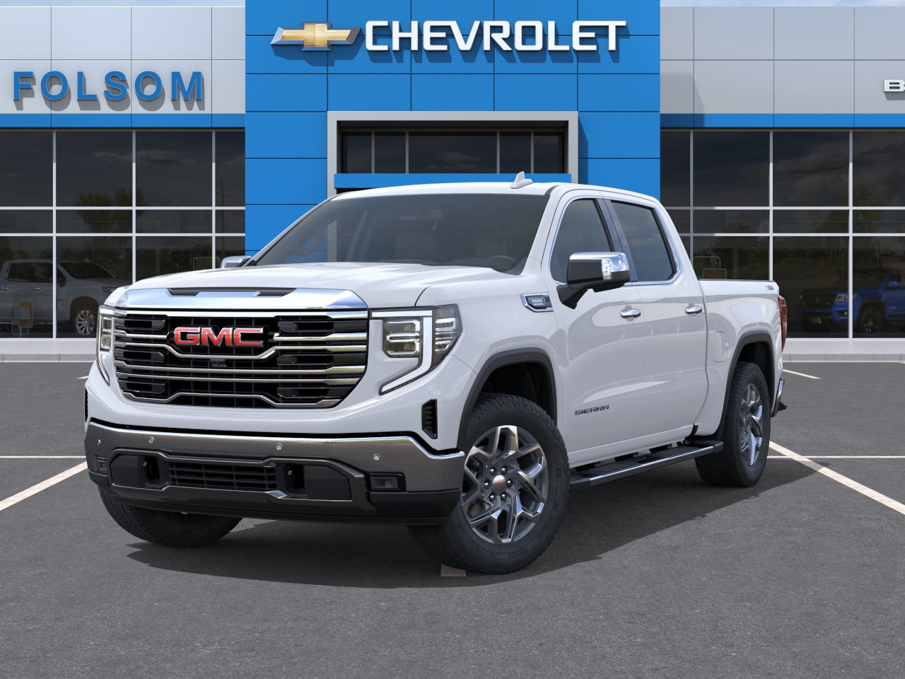 New 2026 Glacier White Tricoat GMC SLT image 21
