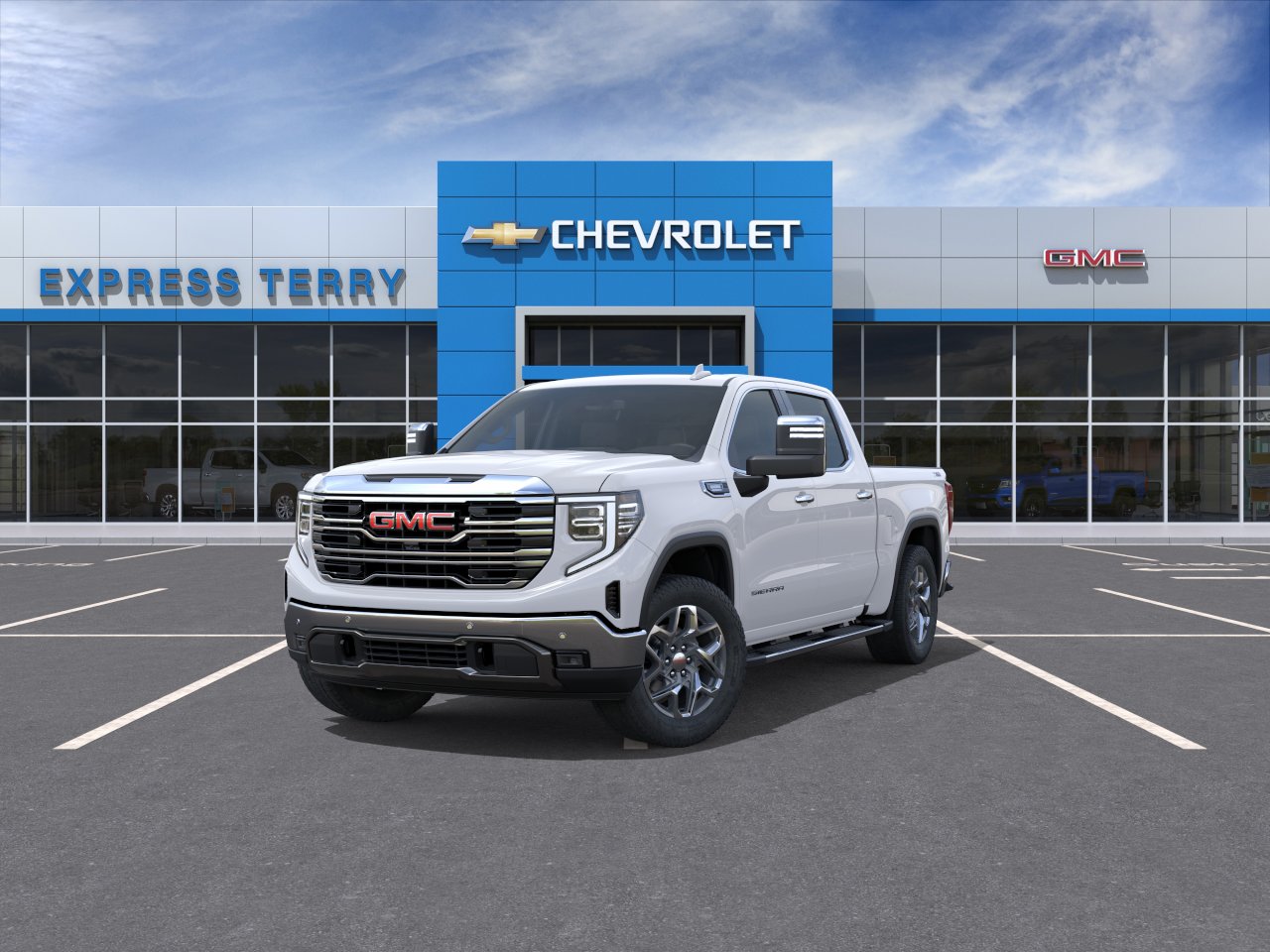 New 2026 Summit White GMC SLT image 50