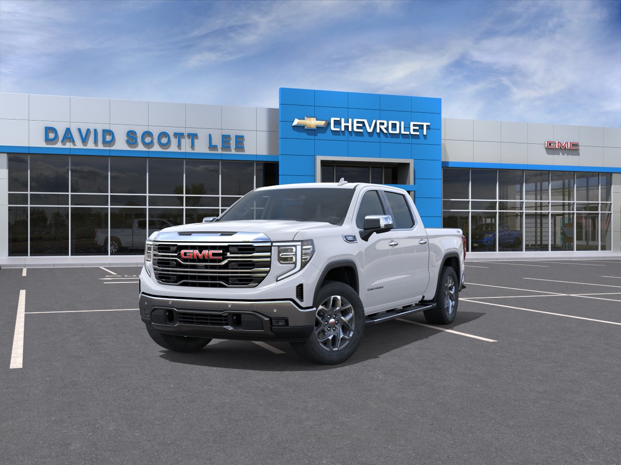 New 2026 Summit White GMC SLT image 8