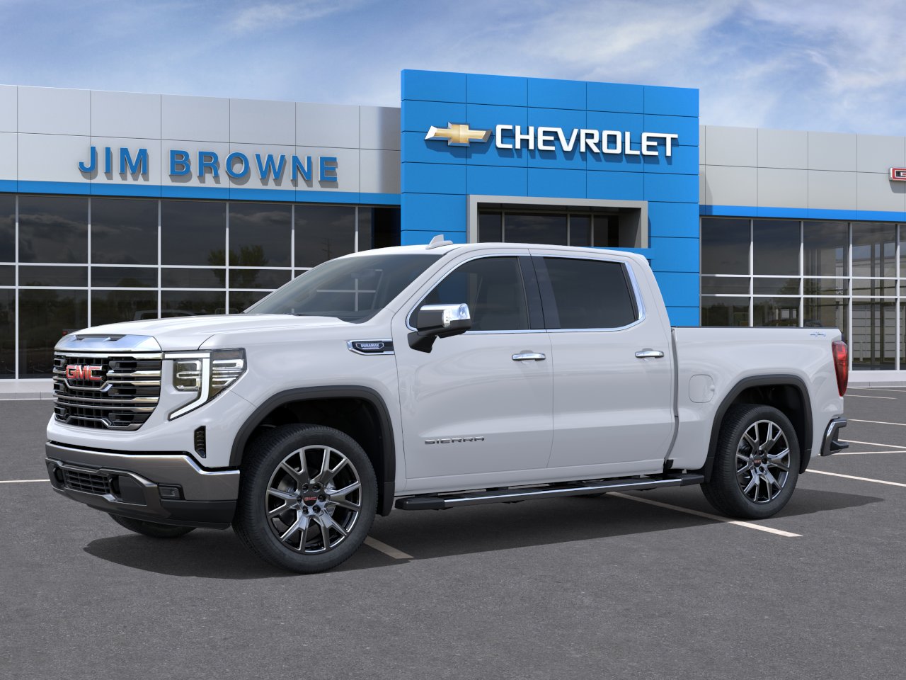 New 2026 Glacier White Tricoat GMC SLT image 37