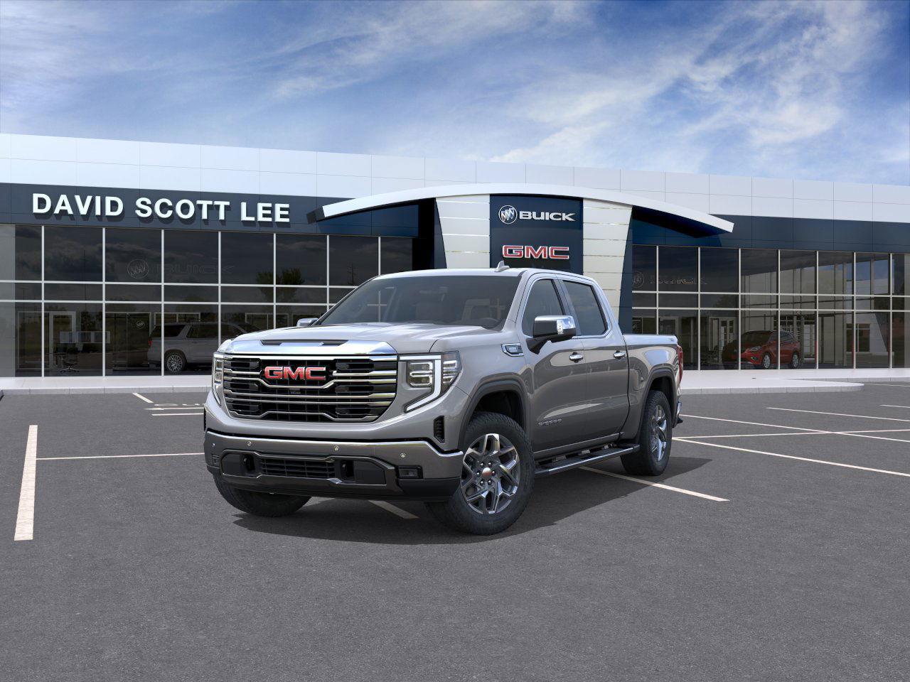 New 2026 Sterling Metallic GMC SLT image 8