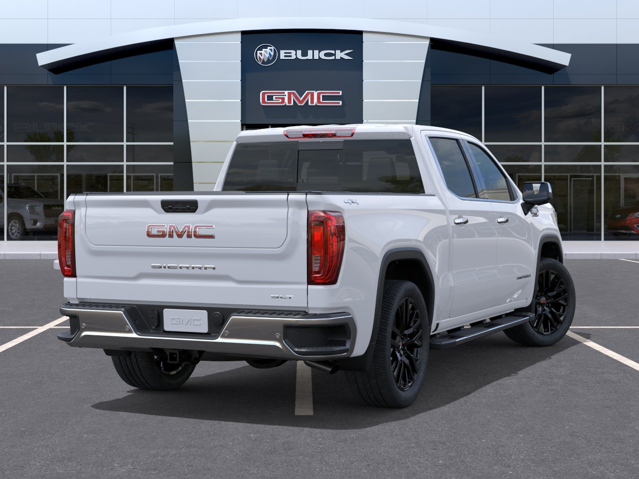 New 2026 Glacier White Tricoat GMC SLT image 4
