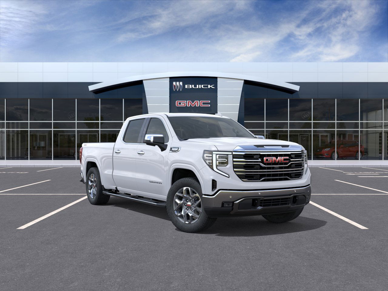 New 2026 Summit White GMC SLT image 25