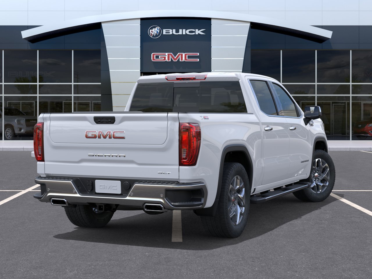 New 2026 Glacier White Tricoat GMC SLT image 28