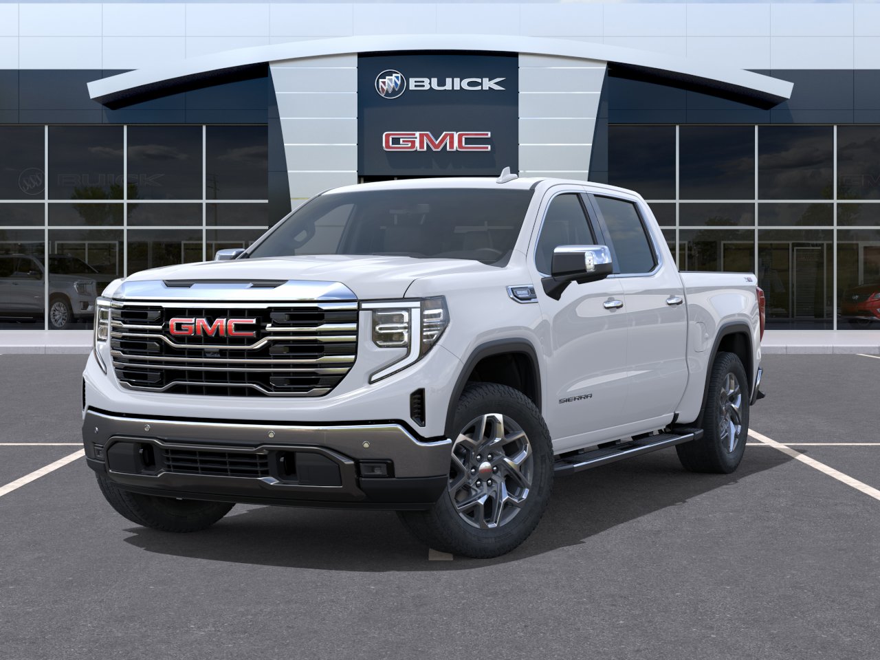 New 2026 Glacier White Tricoat GMC SLT image 30