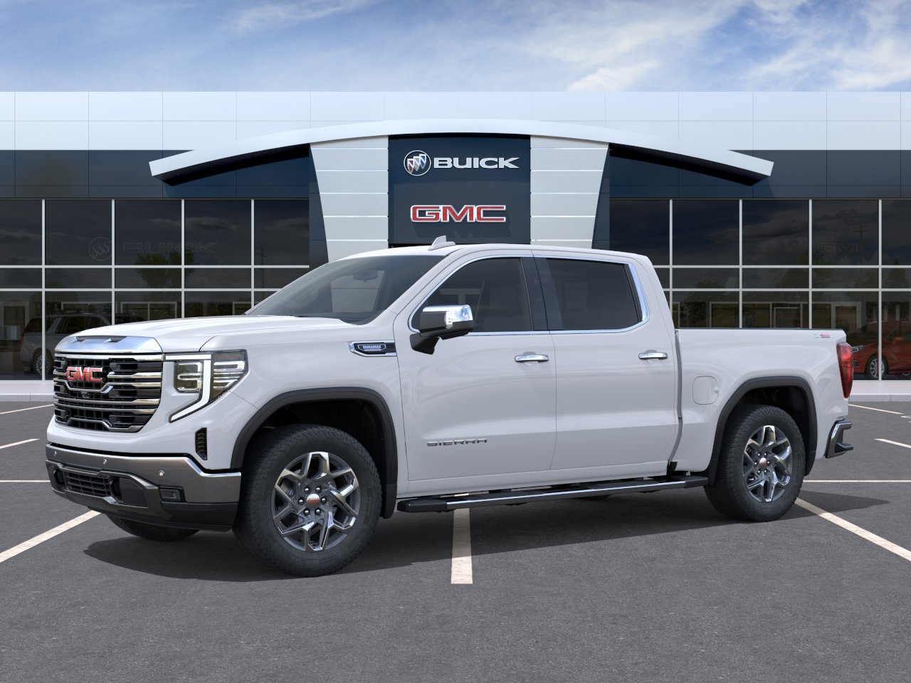 New 2026 Glacier White Tricoat GMC SLT image 26